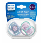 Čiulptukai Philips Avent Ultra Air, 6-18 mėn, 2 vnt.
