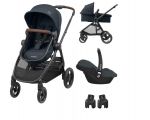 Maxi-Cosi universalus vežimėlis Zelia 3 CabrioFix i-Size, Essential Graphite