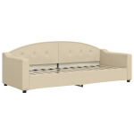 Sofa-lova vidaXL, 80x200 cm, smėlio spalvos