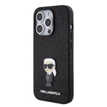 CG Mobile Karl Lagerfeld Fixed Glitter Metal Ikonik Case KLHCP15LGKNPSK