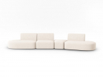 Sofa Milo Casa Paolo, 412x124x74 cm, rožinė