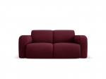 Dvivietė sofa Windsor & Co Lola, 170x95x72 cm, tamsiai raudona