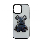 Aizmugurējais vāciņ&scaron; iLike Apple iPhone 14 Silicone Case Print Desire Bear Black 4752192069827 ILIAPP14PDBB (4752192069827)
