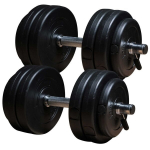 Fit'n Shape 2x Reguliuojami Hanteliai, 30kg