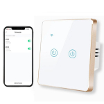 I&scaron;manusis wifi elektros jutiklinio ekrano jungiklis su nuotoline programėle 600W Livman DS-101AL