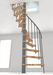 Spiraliniai laiptai Minka Suono Smart &Oslash;140 cm, Sidabrinė