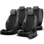 Auto sėdynių užvalkalų komplektas OTOM ADVANCED 204 BLACK BABYFACE 3-ZIP