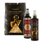 Kosmetikos rinkinys depiliacijai ItalWax: kar&scaron;tos plėvelės va&scaron;kas, 1000 g + aliejus prie&scaron; depiliaciją, 250 ml + losjonas po depiliacijos, 250 ml