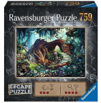 Dėlionė su drakonu Ravensburger Escape Dragon, 759 d.
