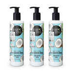 Du&scaron;o želė Organic Shop Coconut and Shea, 3 x 280 ml