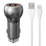 LDNIO 3000 mA USB automobilinis įkroviklis