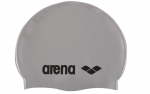 Silikoninės plaukimo kepurėlės Arena Classic Silicone, pilka