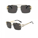 Prabangūs Auksinių Rėmelių Akiniai Nuo Saulės