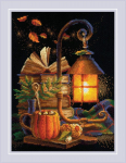 Siuvinėjimo kryželiu rinkinys Cozy Autumn 18x24 RIOL2146