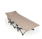 Sulankstoma turistinė lova Costway, 190x68,5x48,5 cm, smėlio spalvos