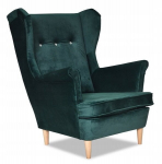 Fotelis ARI Scandinavian Family Furniture, žalias