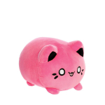 Pliu&scaron;inis žaislas Kawaii Tasty Peach rožinis kačiukas, 9 cm