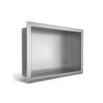 Nerūdijančio plieno įleidžiama lentyna WALL-BOX 30x20x10 cm