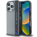BMW Motosport IML apsauginis dėklas iPhone 16 Pro telefonui &ndash; pilkos spalvos