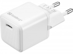 Sandberg USB-C AC Įkroviklis 341-42, 230V, 5V/3A, 9V/2.22A, 12V/1.67A, 20W, 1 USB-C prievadas, baltas