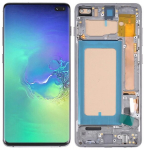 LCD ekranas, skirtas Samsung Galaxy S10 PLUS G975 G975F Incell, sidabrinis