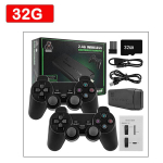 M8 Retro žaidimų konsolė 32/64G 2.4G dvigubas belaidis valdiklis Game Stick 4K Lite Integruotas 10000 žaidimų Retro žaidimai, skirti PS1/MAME
