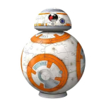 3D galvosūkis - RAVENSBURGER - BB-8 - 99 dalys - Lietuvi&scaron;kas - I&scaron;sami replika