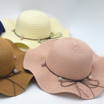 Women's hats,Women Straw Hat Wide Brim Beach Sun Cap Foldable Large Lady Floppy Natural Paper Braided,White