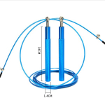 Jumping ropes,Skipping Rope, Adjustable, Durable for Aerobic Exercise Like Speed Training, Endurance Training,blue