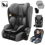 Tulano Zooma 25 grey-black automobilinė kėdutė 76-150 cm &ndash; i-Size, ISOFIX