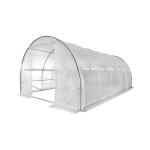 &Scaron;iltnamis su tinkleliu, PE, 24 m2, 3x8 m, baltas