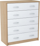 Batų lentyna Fluxar SC-1015 85x74x35 cm ĄŽUOLO SONOMA BALTA