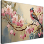 Paveikslas Ant Drobės, Pauk&scaron;čiai gyvūnai Shabby Chic