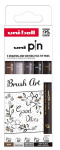 Kūrybinio ra&scaron;ymo rinkinys "Brush art" UNI-Ball Mitsubishi pencil PIN, 5 vnt