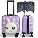 Vaiki&scaron;kas kelioninis lagaminas ant ratų, violetinė