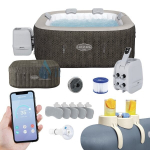 Masažinė vonelė Bestway Lay-Z-Spa Cabo HydrotJet 6 hidromasažas 4-6 žmonėms WiFi programa 6001R