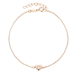 Auksinė apyrankė moterims su cirkoniu Brasco 55610, 16