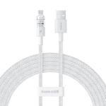 Pakrovimo Laidas - Baseus Gem USB į IP 2.4A Greitas Pakrovimas 2m Baltas