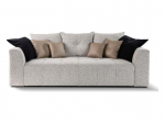 Sofa Black Red White Royal IV, pilka