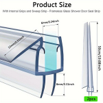 2 vnt. klasikinės du&scaron;o durų sandarinimo juostos