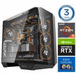 Kompiuteris INTOP AQUA Ryzen 5 9600X 16GB DDR5 1TB SSD M.2 NVME+2TB RTX5070 12GB no-OS