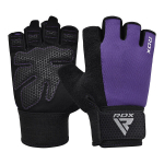 Treniruočių pir&scaron;tinės RDX W1H, juodos/violetinės