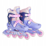 Reguliuojami riedučiai M 34-37 vaikams ABEC 7 Nils Extreme Filo Purple, M