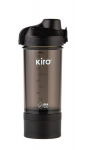 Gertuvė Kiro KI1109BL, 550 ml, skirta kokteilių plakimui, juodos spalvos