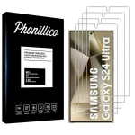 Samsung Galaxy S24 ULTRA Grūdintas Stiklas [4 Pak] Ekrano Apsaugos Filmas Phonillico&reg;