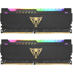 Operatyvioji atmintis (RAM) 32GB (2x16GB) DIMM DDR4 Patriot Viper Steel RGB PC4-25600 (3200Mhz) CL16 Memory Stick rinkinys (juodas)