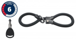 Grandinės spyna - ABUS - Infinity Loop 1806 - 140 cm - Lanksti - Dviguba reguliuojama kilpa