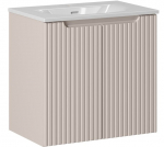 Vonios spintelė su praustuvu, sieninė, ka&scaron;myras NOVA 61 x 40 x 59 cm