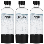 3x "SpinelSoda" sodos prisotinimo buteliukas, juodas
