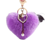 &Scaron;irdelės raktų pakabukas, Violetinė